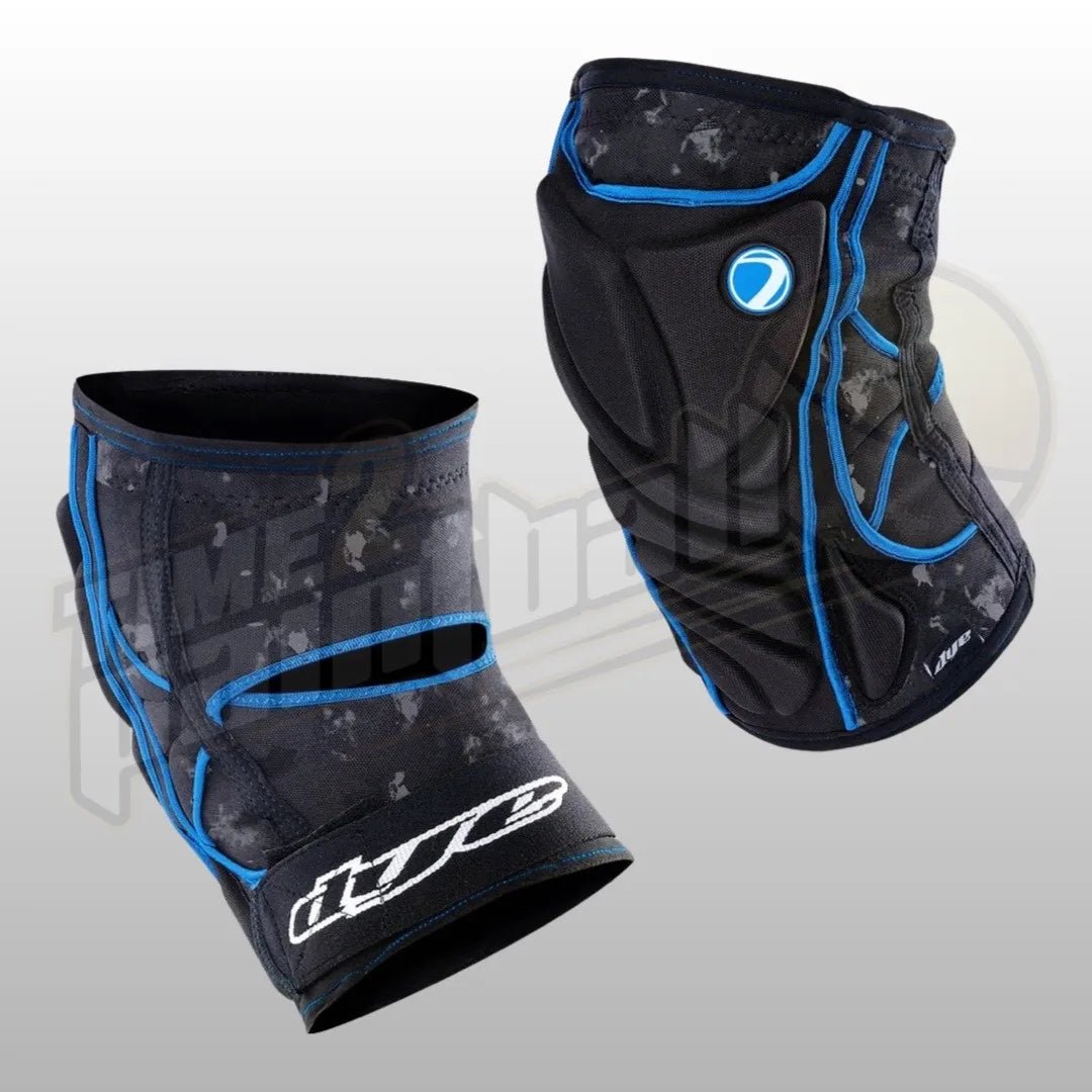 DYE Performance Knee Pads - DYEcam Black/Cyan - Time 2 Paintball
