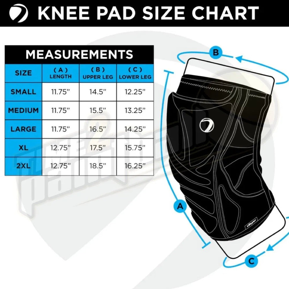 DYE Performance Knee Pads - DYEcam Black/Red - Time 2 Paintball