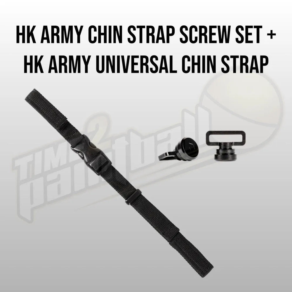 HK Army Aluminum Chin Strap Screw Set - Black - Time 2 Paintball