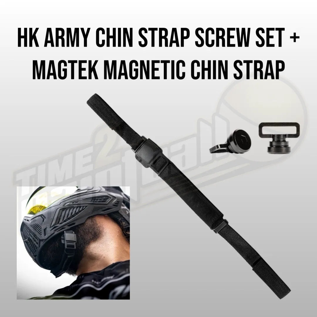 HK Army Aluminum Chin Strap Screw Set - Black - Time 2 Paintball