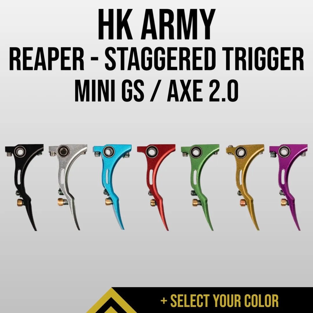 HK Army Reaper Staggered Trigger Mini GS / AXE 2.0 - Time 2 Paintball
