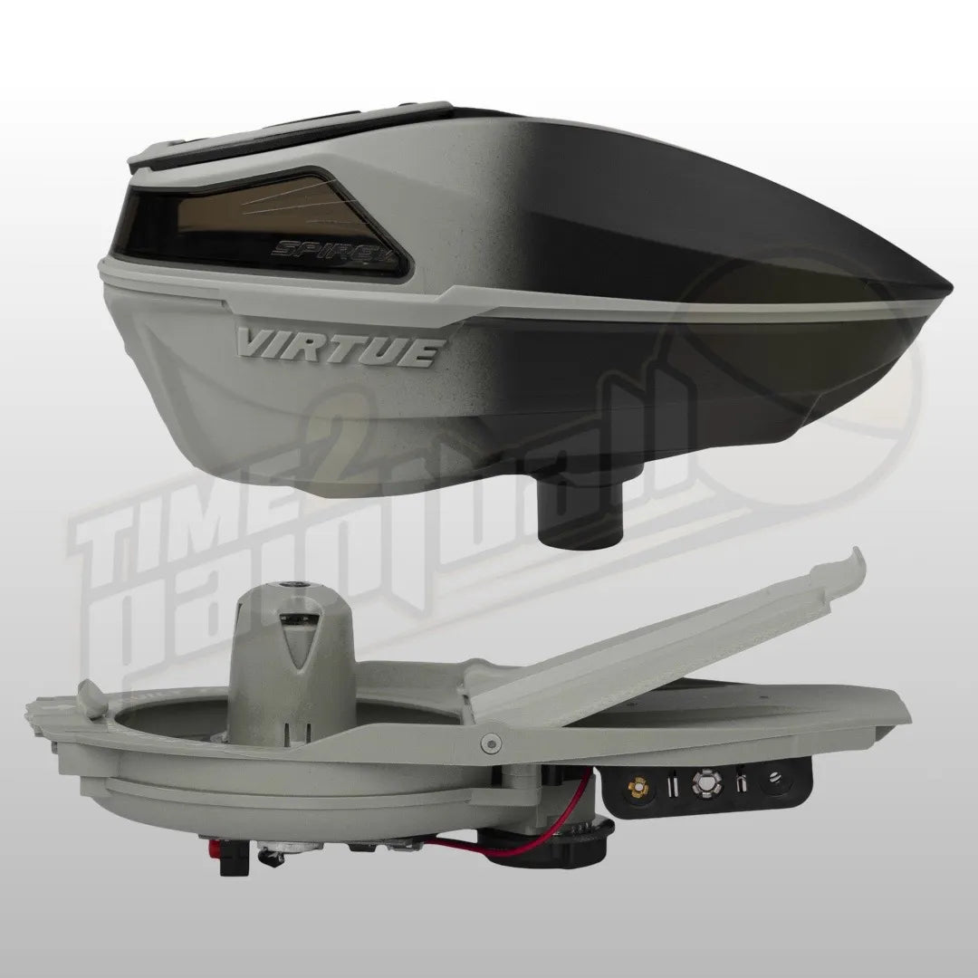Virtue Spire V (5) Loader - Silver Black Fade - Time 2 Paintball