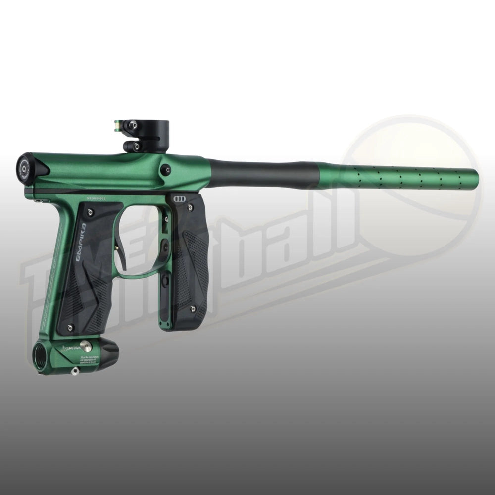 Empire Mini GS Marker w/ 2 Piece Barrel Green/Black - Time 2 Paintball