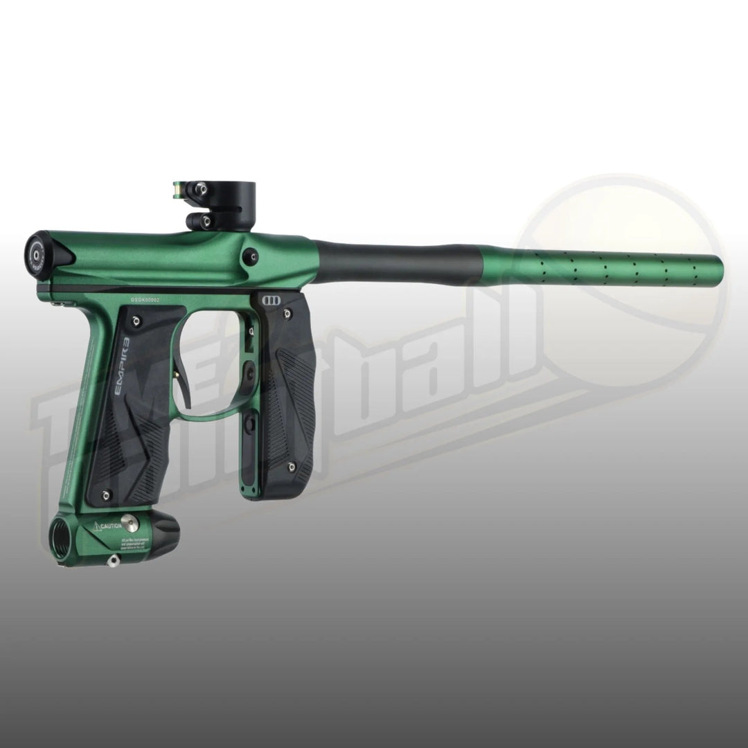 Empire Mini GS Marker w/ 2 Piece Barrel Green/Black - Time 2 Paintball