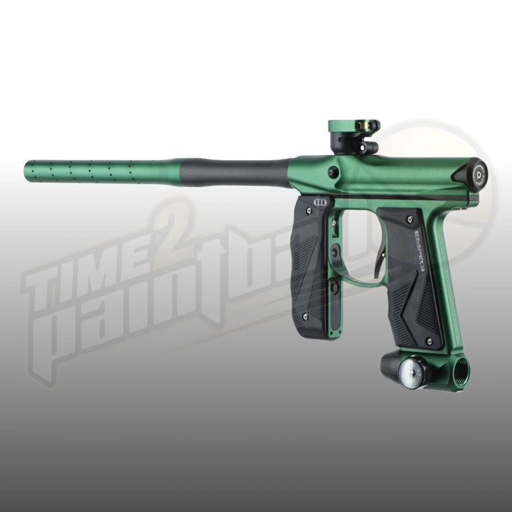 Empire Mini GS Marker w/ 2 Piece Barrel Green/Black - Time 2 Paintball