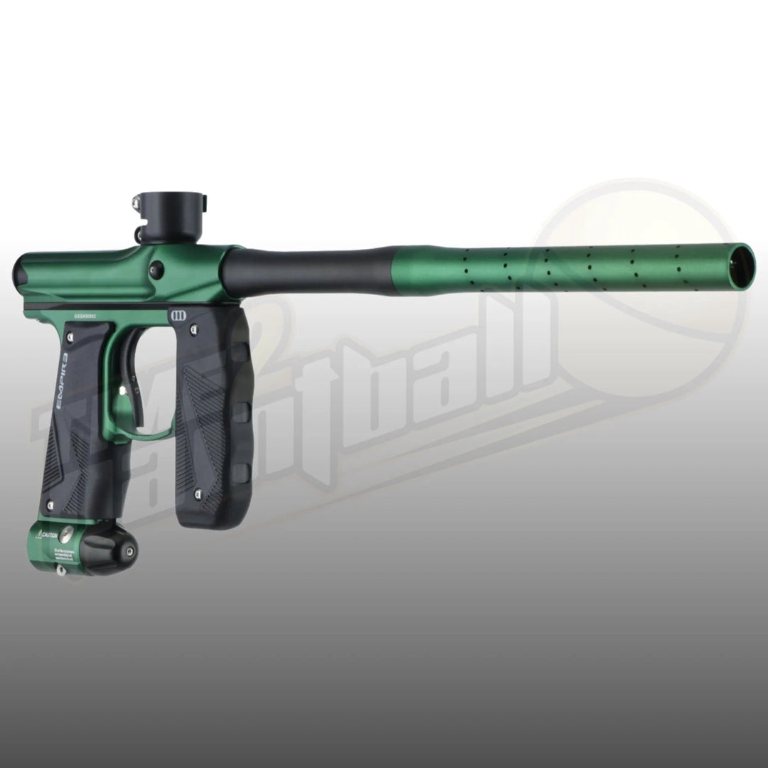 Empire Mini GS Marker w/ 2 Piece Barrel Green/Black - Time 2 Paintball