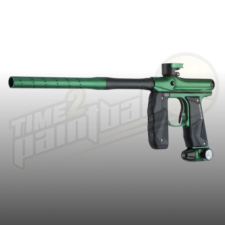 Empire Mini GS Marker w/ 2 Piece Barrel Green/Black - Time 2 Paintball