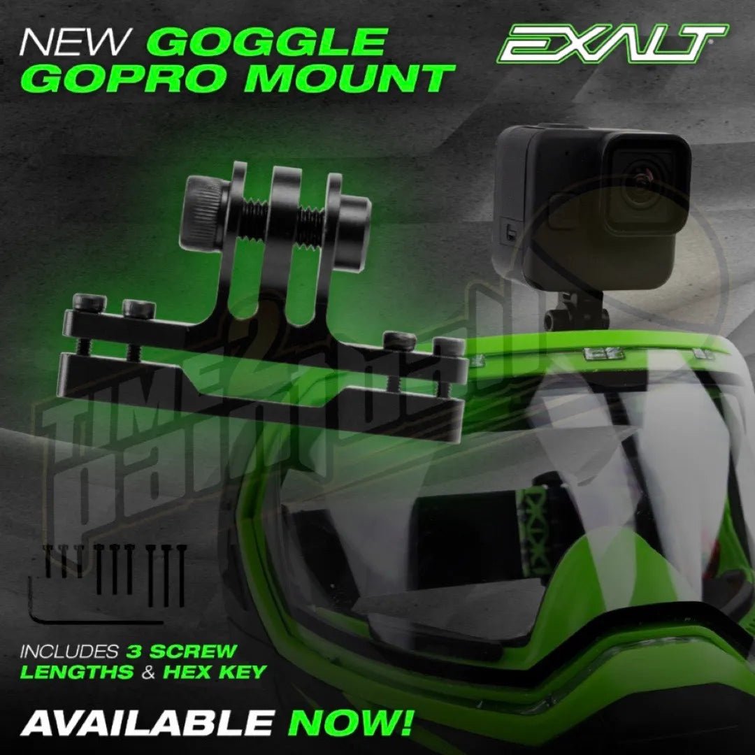 Exalt Goggle GoPro Camera Mount - Black - Time 2 Paintball