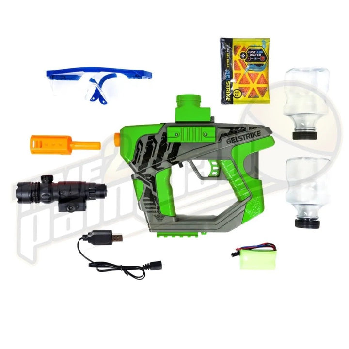 GelStrike Delta Blaster Electric Green - Time 2 Paintball
