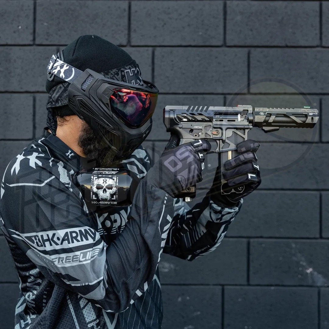 HK Army Extra Lite Carbon Fiber Tank 36/4500 - Doom Black/White - Time 2 Paintball
