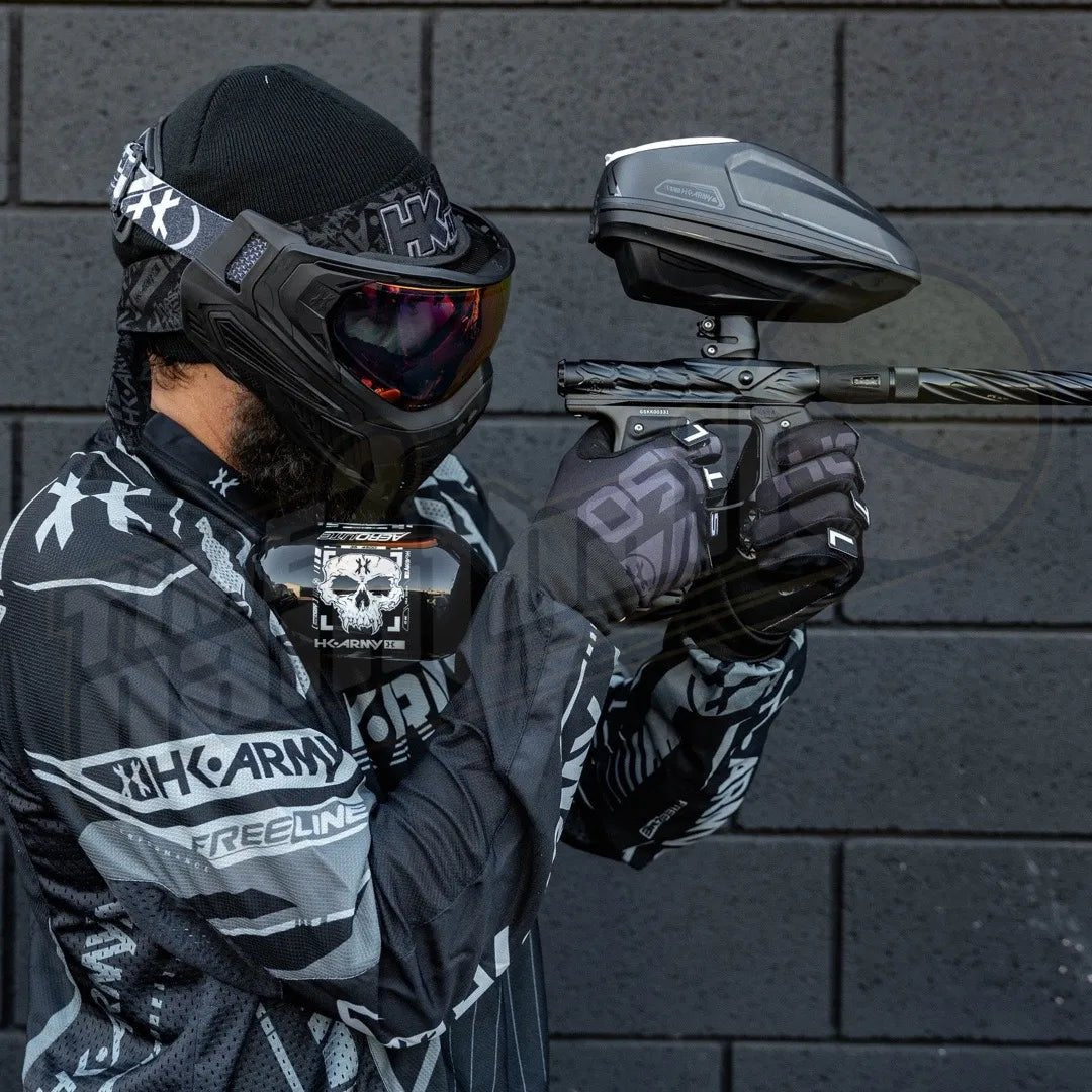 HK Army Extra Lite Carbon Fiber Tank 36/4500 - Doom Black/White - Time 2 Paintball