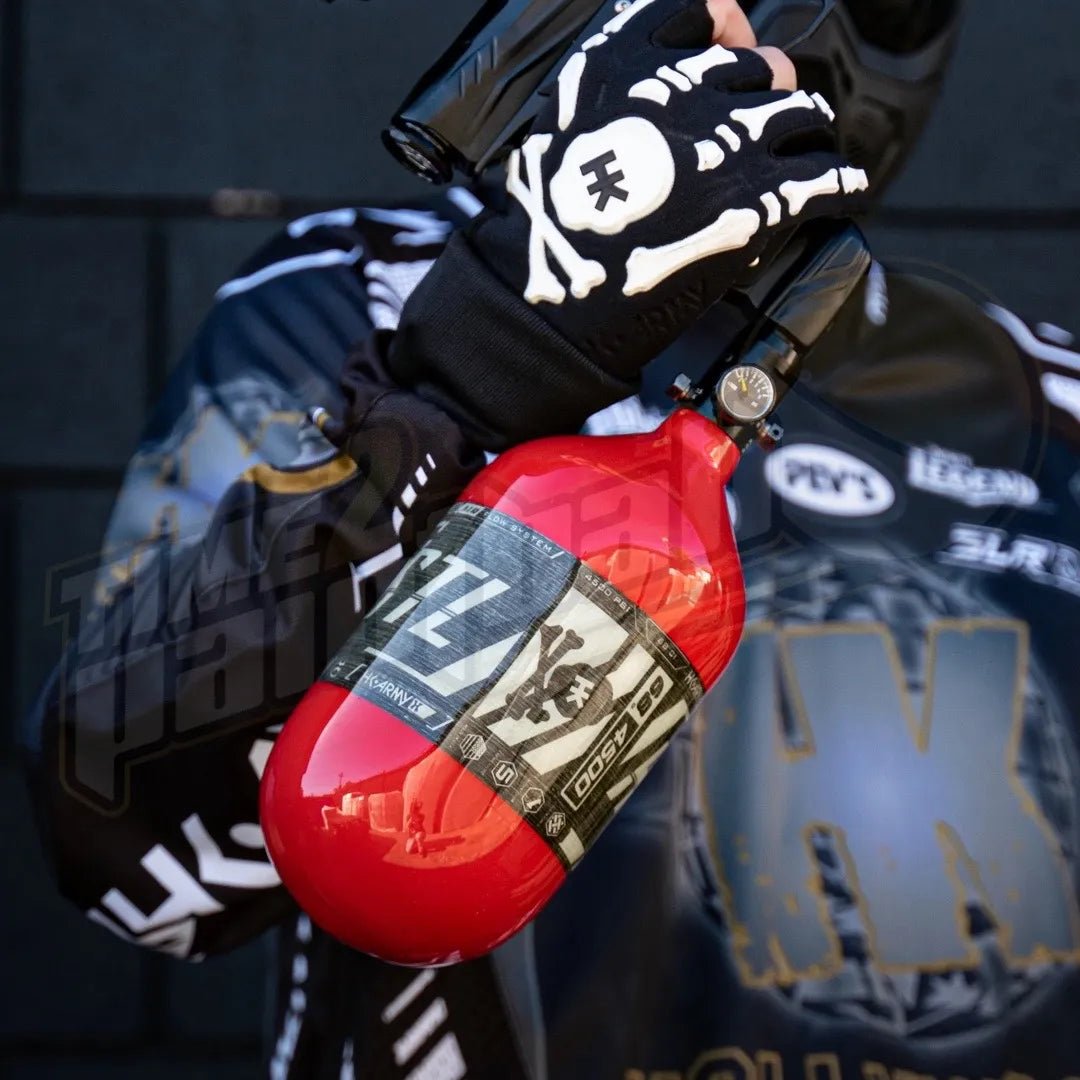 HK Army HSTL Carbon Fiber Tank 68/4500 - Red - Time 2 Paintball