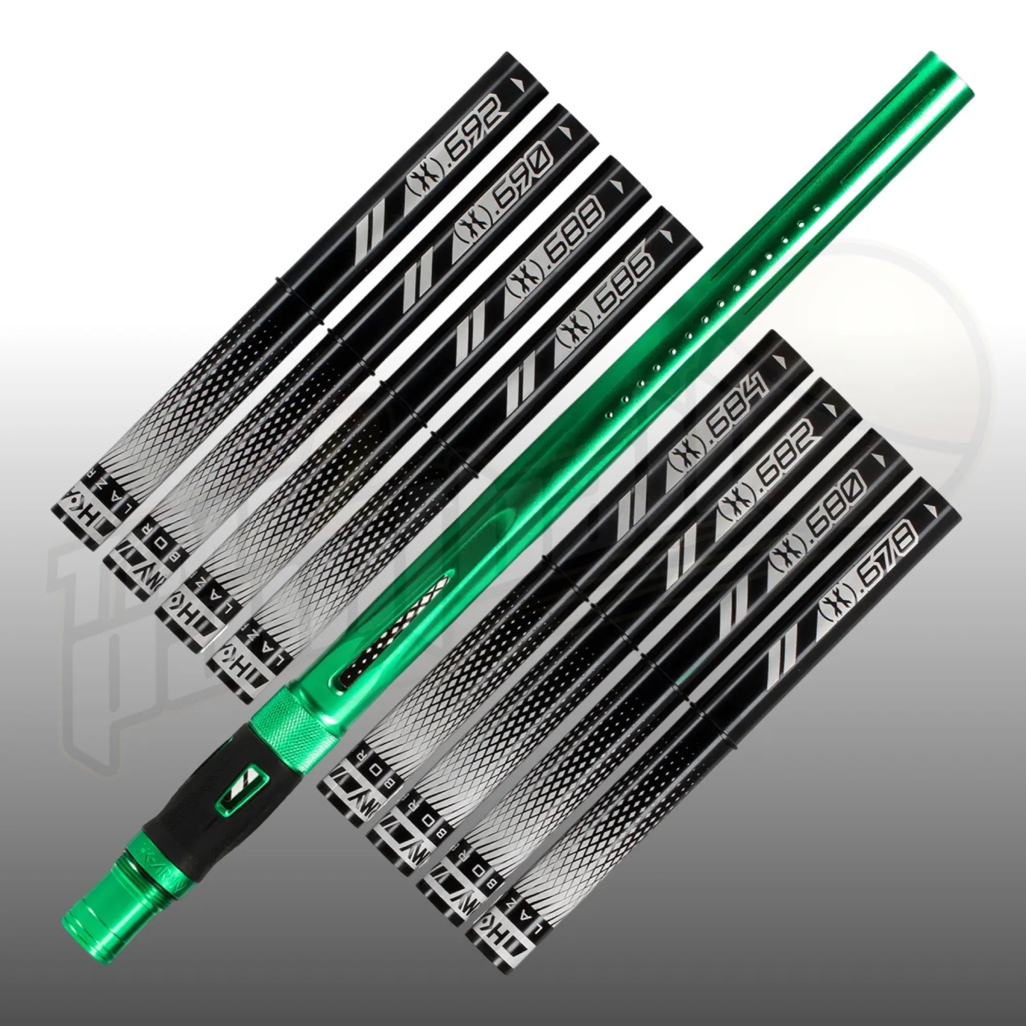 Kit Barillet HK ARMY Autococker, Vert Fluorescent Poussière, Fileté, Avec Inserts Noirs