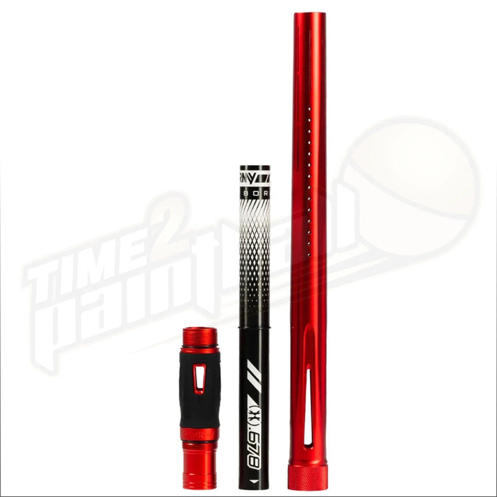 HK Army LAZR Barrel Kit AC 15" Dust Red Black Inserts - Time 2 Paintball