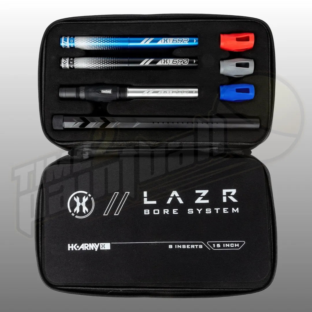 HK Army LAZR Elite FOSSIL Barrel Kit AC 15" Dust Black Color Inserts - Time 2 Paintball