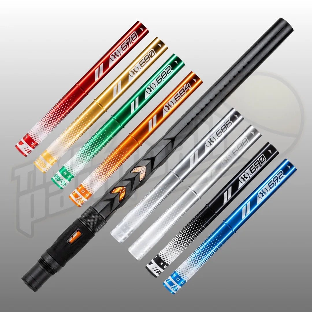 HK Army LAZR Elite FOSSIL Barrel Kit AC 15" Dust Black Color Inserts - Time 2 Paintball