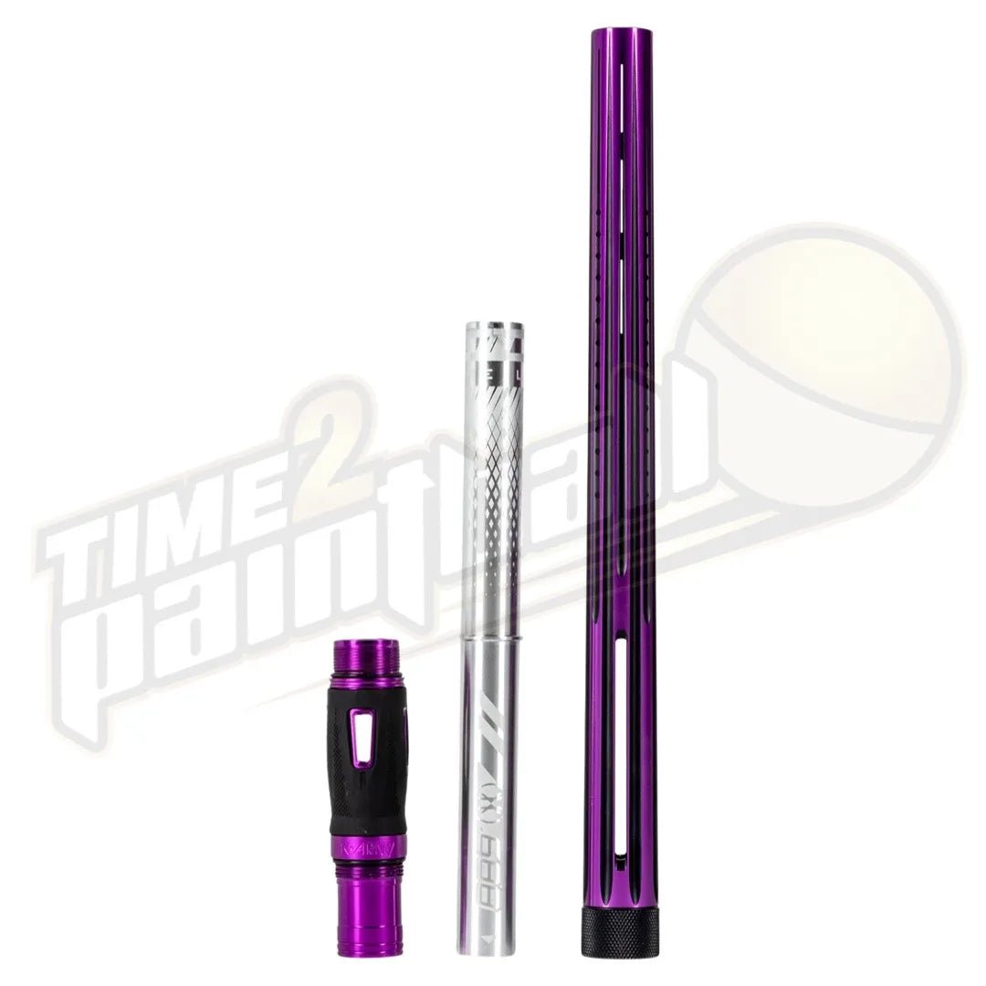 HK Army LAZR Elite NOVA Barrel Kit AC 15" Purple/Black Color Inserts - Time 2 Paintball