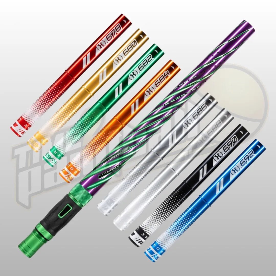 HK Army LAZR Elite Orbit Barrel Kit AC 15" Green/Purple Color Inserts - Time 2 Paintball