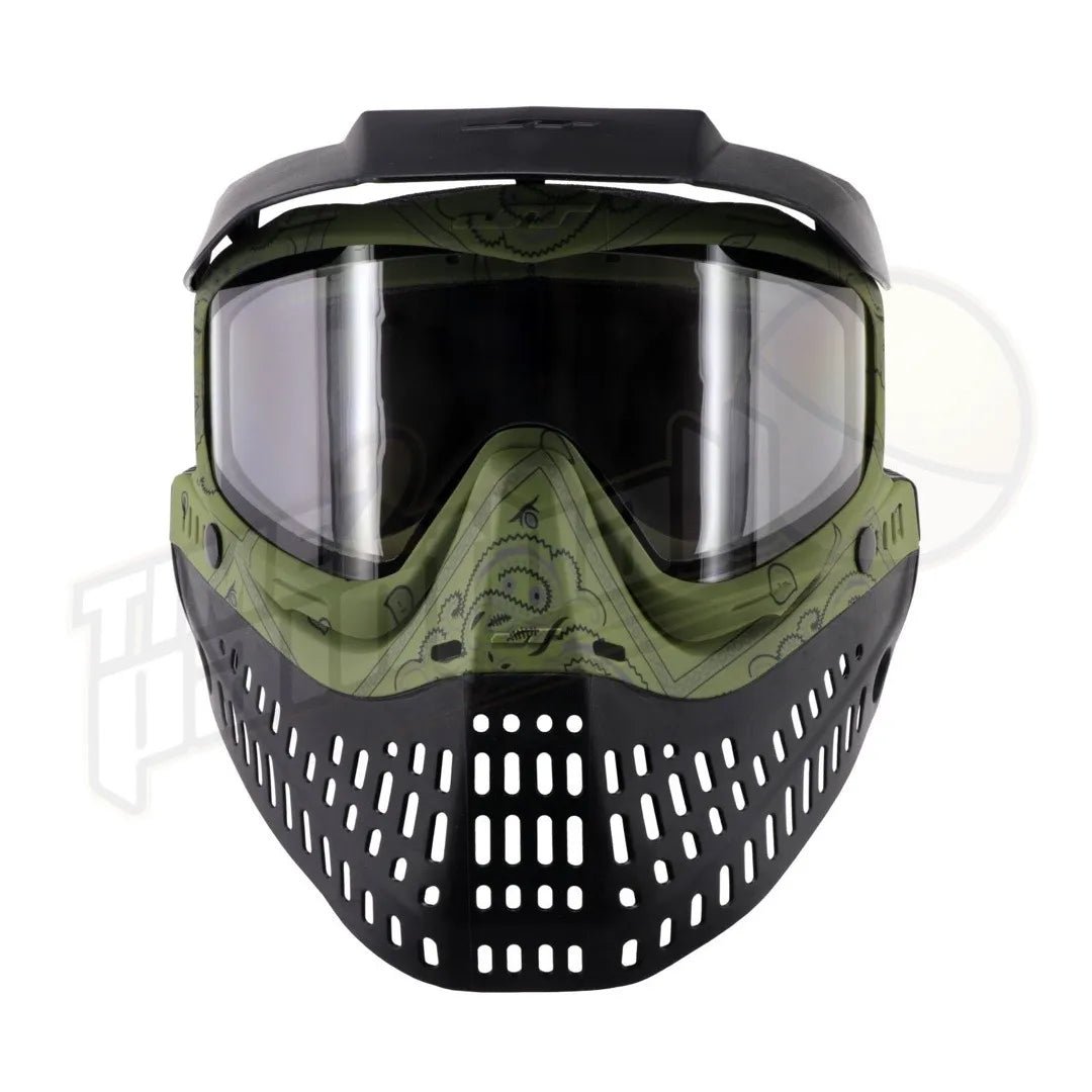 JT Proflex LE Bandana Green w/ Clear & Smoke Lenses - Time 2 Paintball