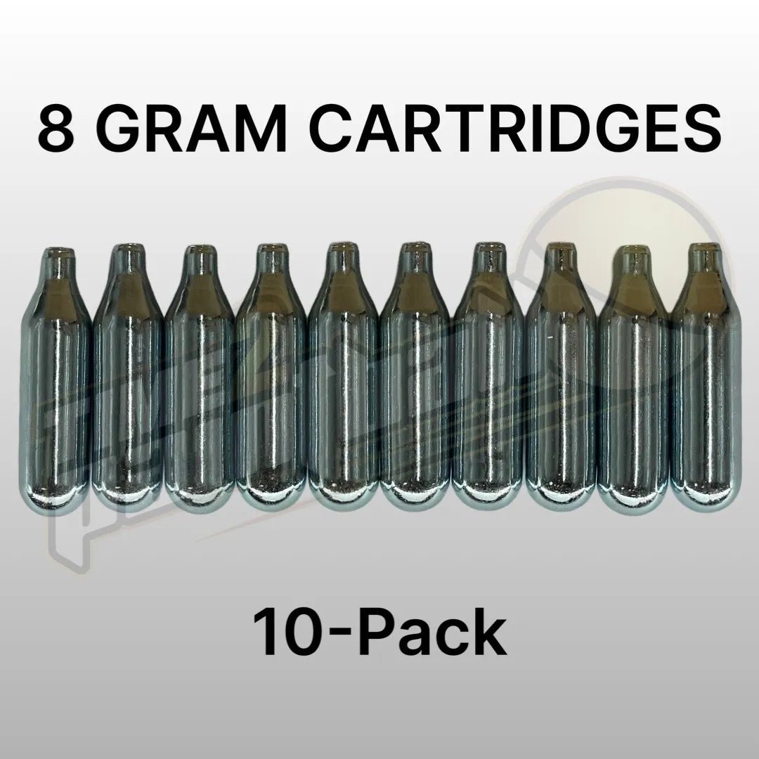 10 Pack of 8 Gram Co2 for Byrna SD / HD - Time 2 Paintball