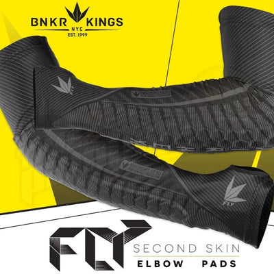 BunkerKings Fly Compression Elbow Pads - Time 2 Paintball