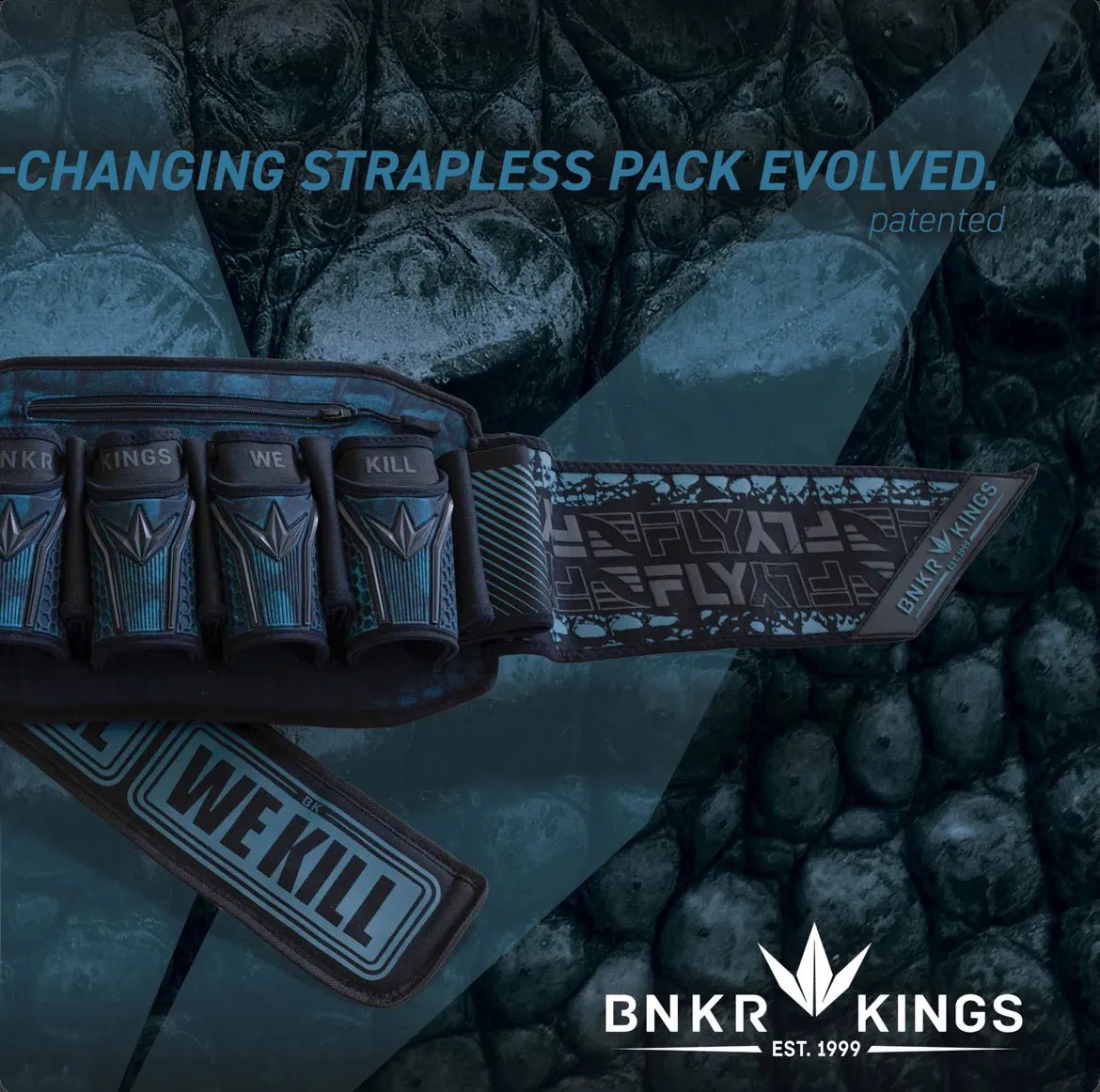 BunkerKings Fly2 Strapless Pack - Time 2 Paintball