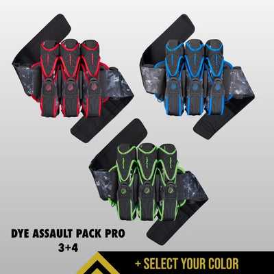 Dye Assault Pack PRO Harness 3+4 - Time 2 Paintball