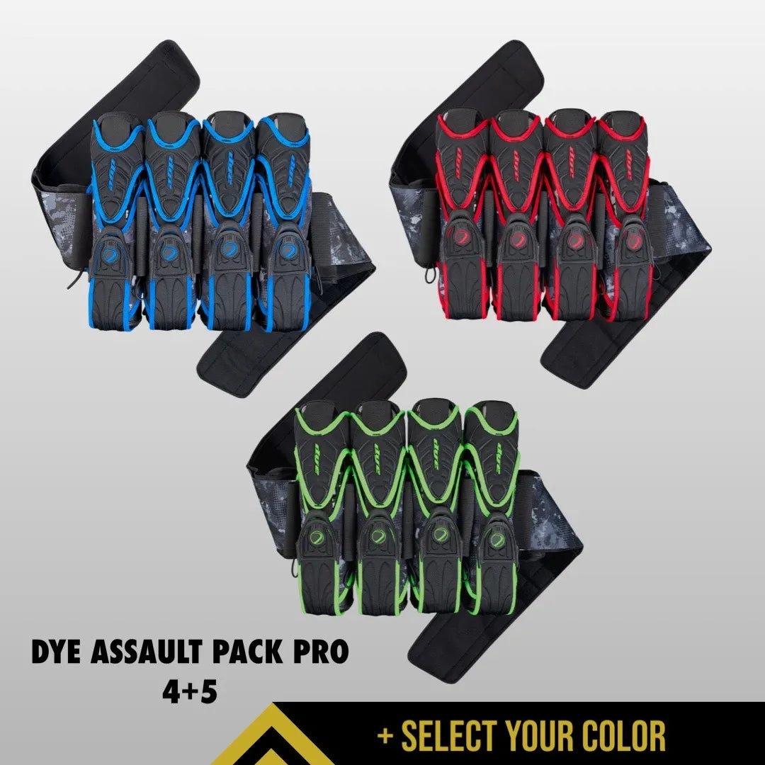 Dye Assault Pack PRO Harness 4+5 - Time 2 Paintball