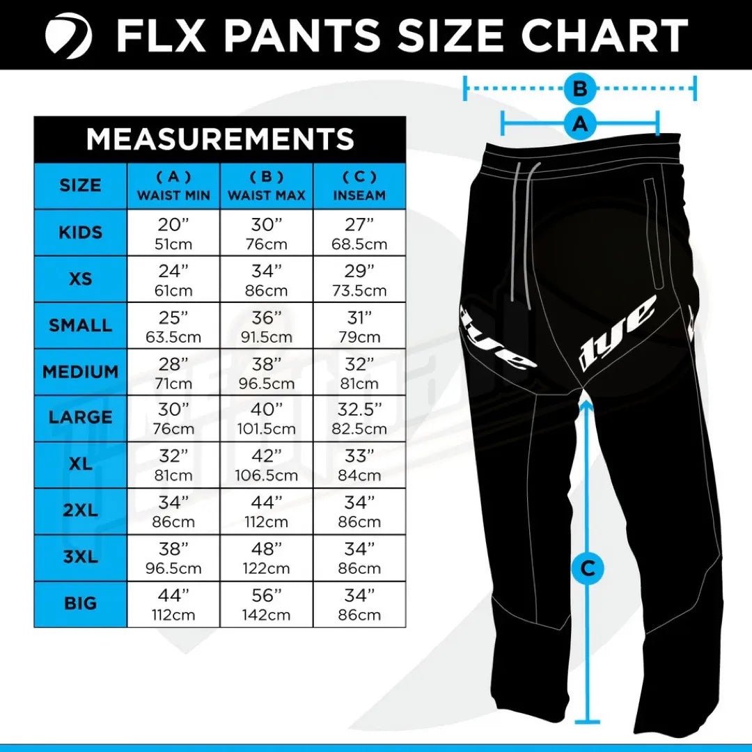 Dye FLX Pants Black/Grey - Time 2 Paintball