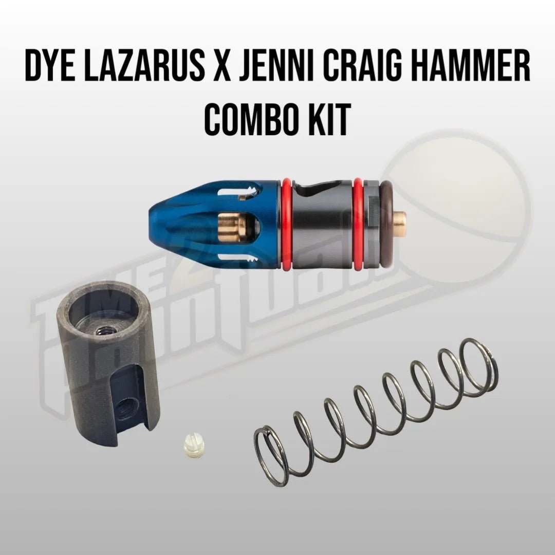Dye Lazarus X Angry Jenni Craig Hammer Combo Kit - Time 2 Paintball
