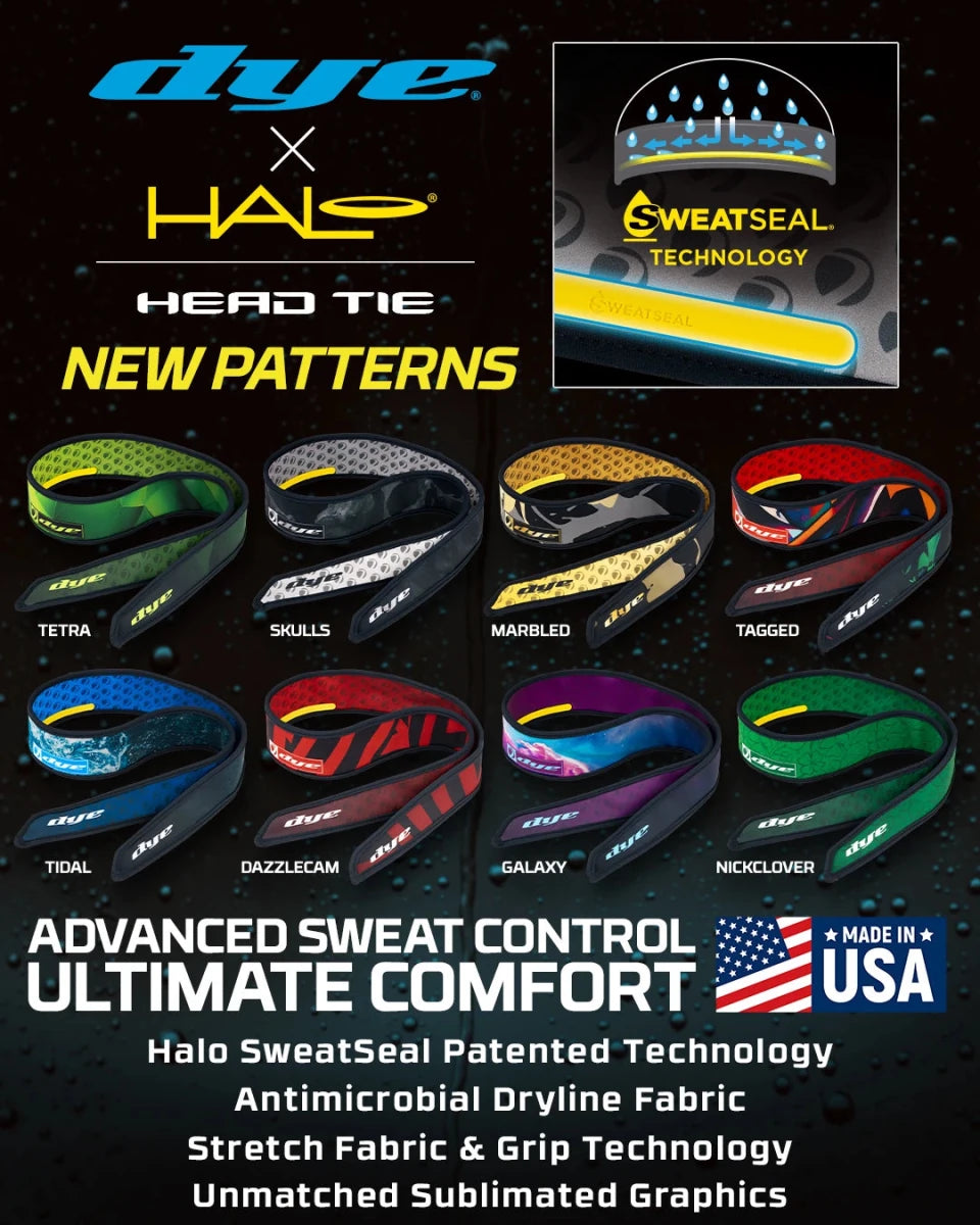 Dye X Halo Head Tie - Time 2 Paintball