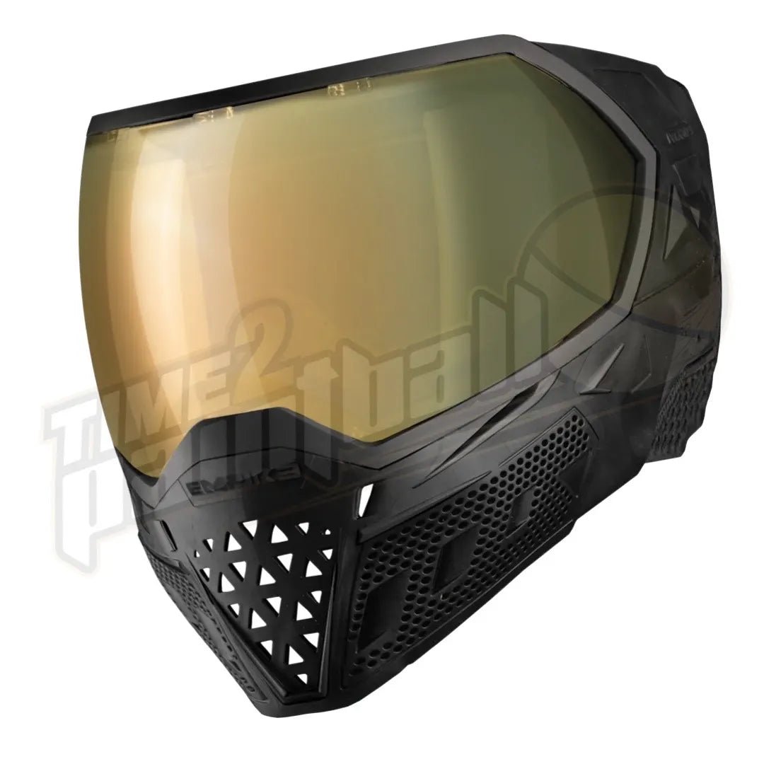 Empire EVS Goggle - Black/Black w/ Gold Mirror Lens - Time 2 Paintball
