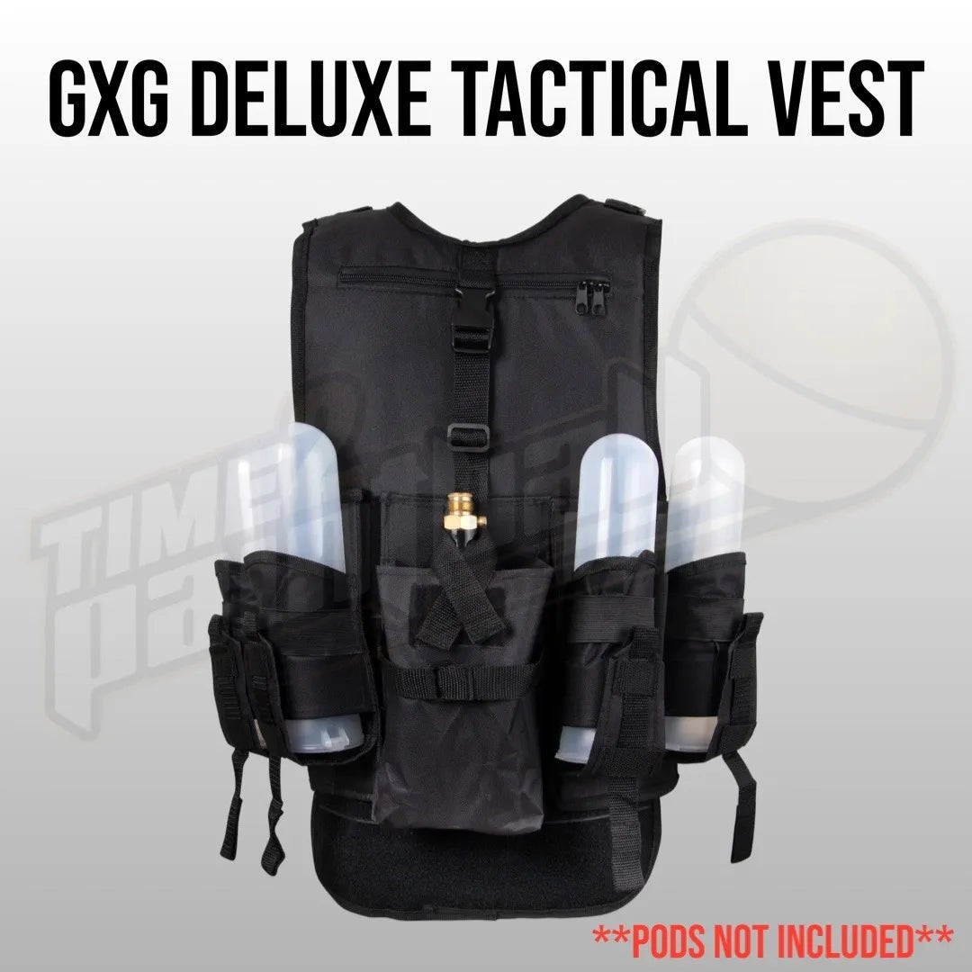 GXG Deluxe Tactical Vest - Time 2 Paintball