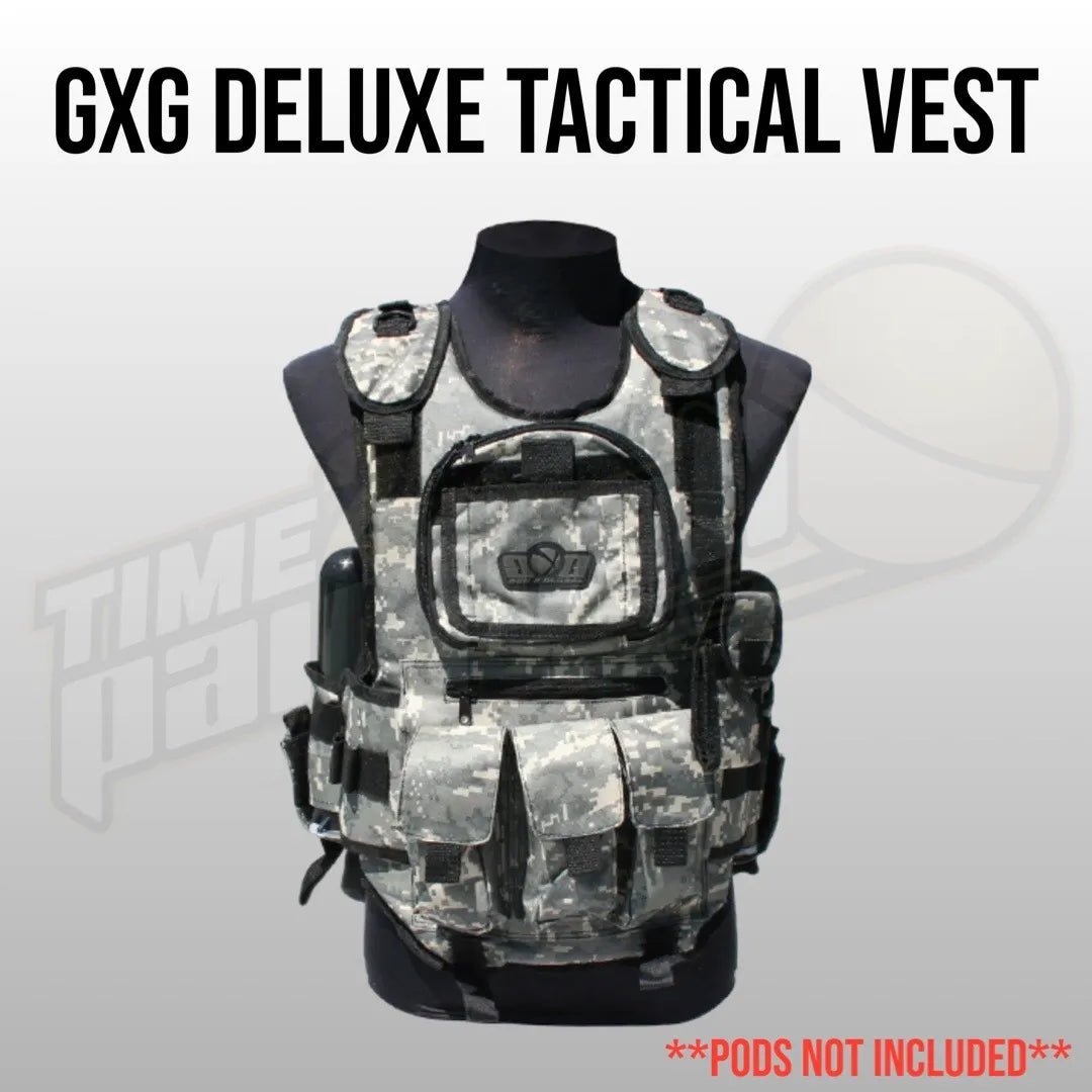 GXG Deluxe Tactical Vest - Time 2 Paintball