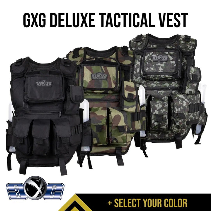 GXG Deluxe Tactical Vest - Time 2 Paintball