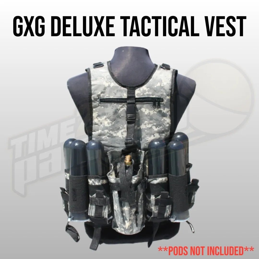 GXG Deluxe Tactical Vest - Time 2 Paintball