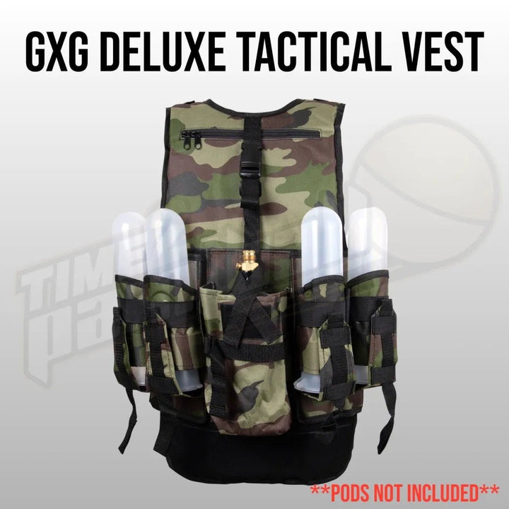 GXG Deluxe Tactical Vest - Time 2 Paintball