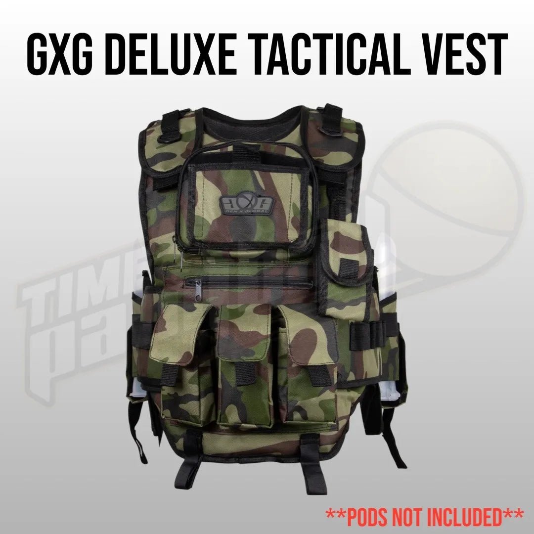 GXG Deluxe Tactical Vest - Time 2 Paintball