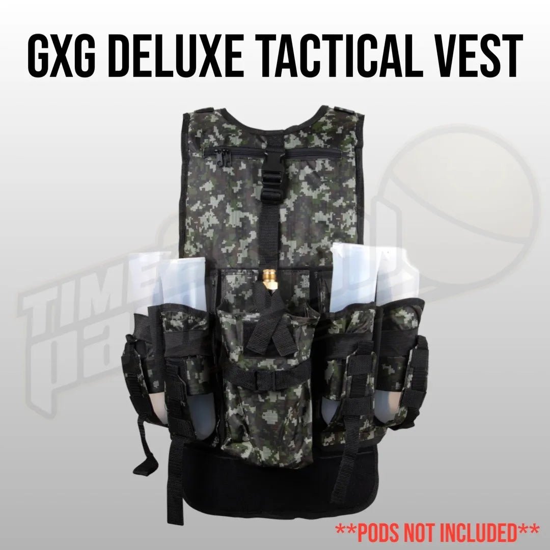 GXG Deluxe Tactical Vest - Time 2 Paintball