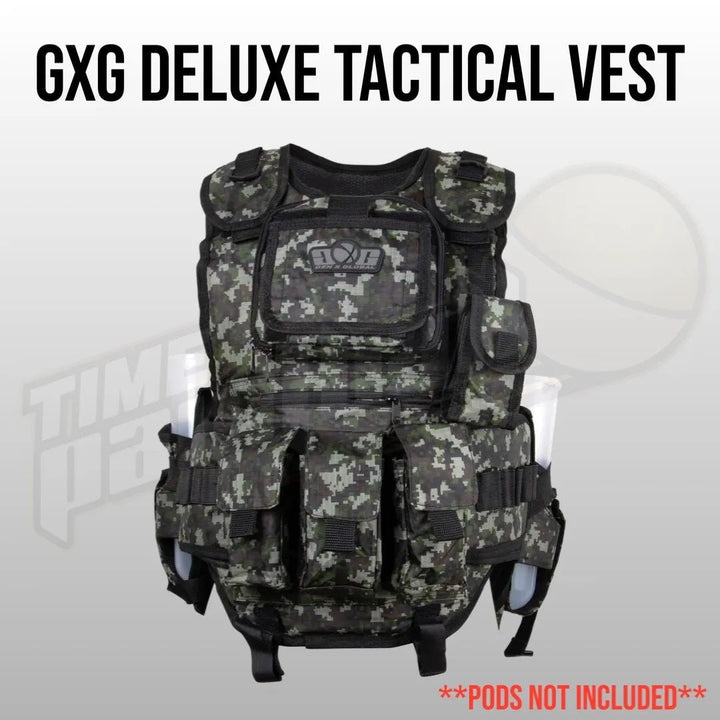 GXG Deluxe Tactical Vest - Time 2 Paintball