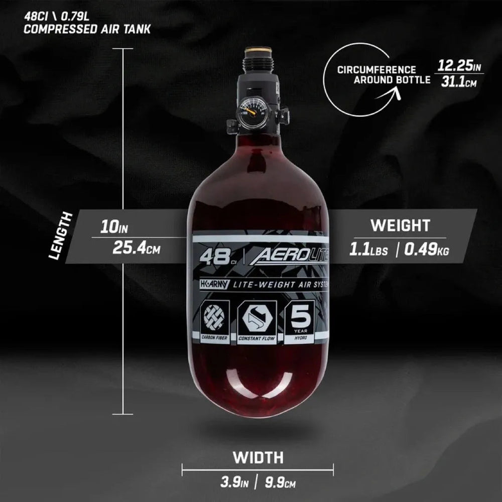 HK Army Aerolite Carbon Fiber Tank 48/4500 - Time 2 Paintball