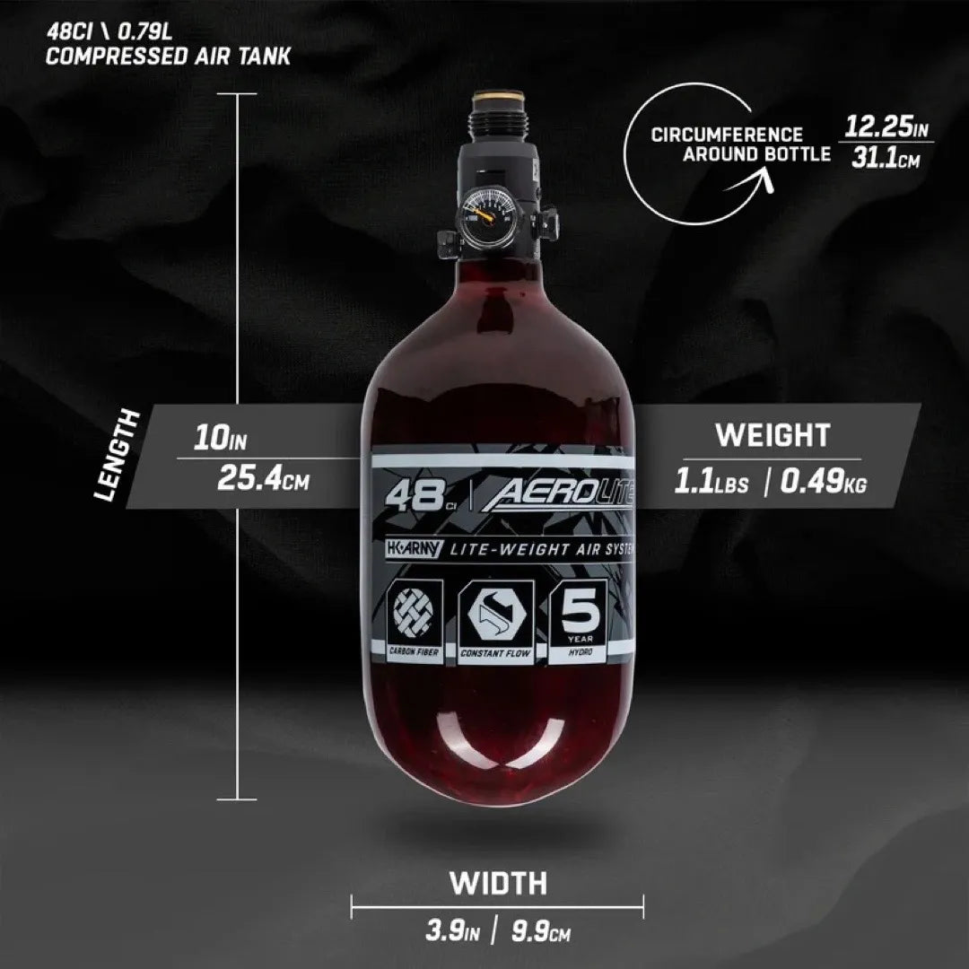 HK Army Aerolite Carbon Fiber Tank 48/4500 - Time 2 Paintball