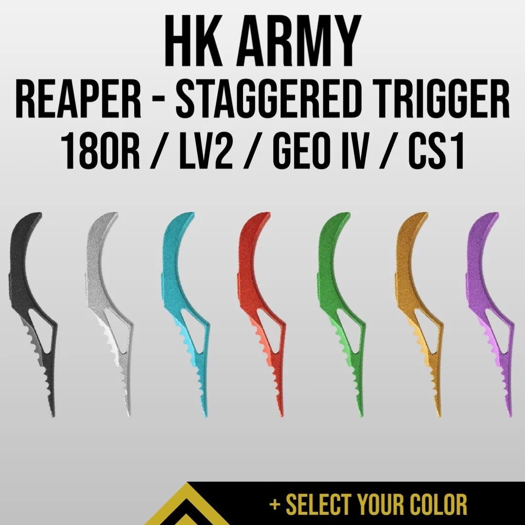 HK Army Reaper Staggered Trigger 180R / LV2 / GEO 4 - - Time 2 Paintball