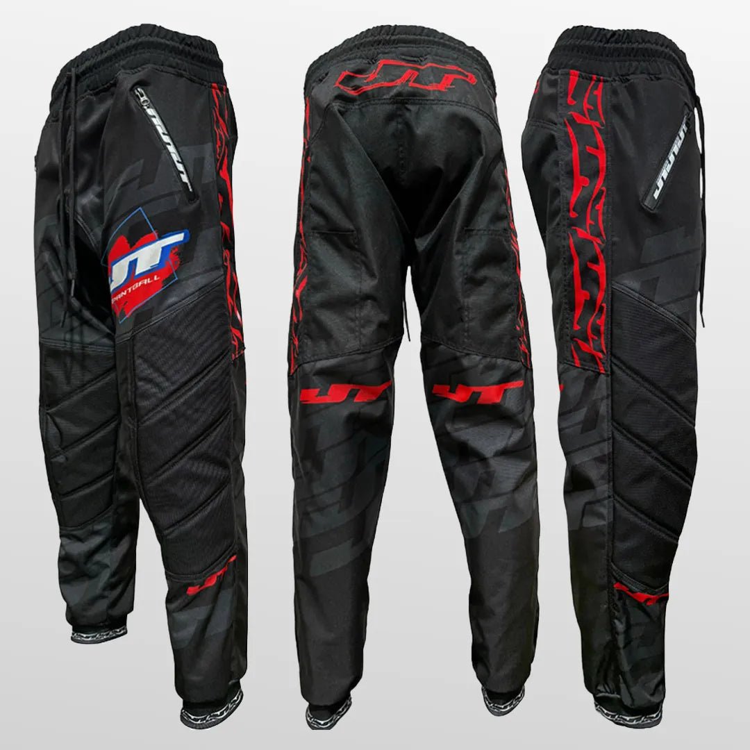 JT Classic Pants - Red / Blue / Black - Time 2 Paintball