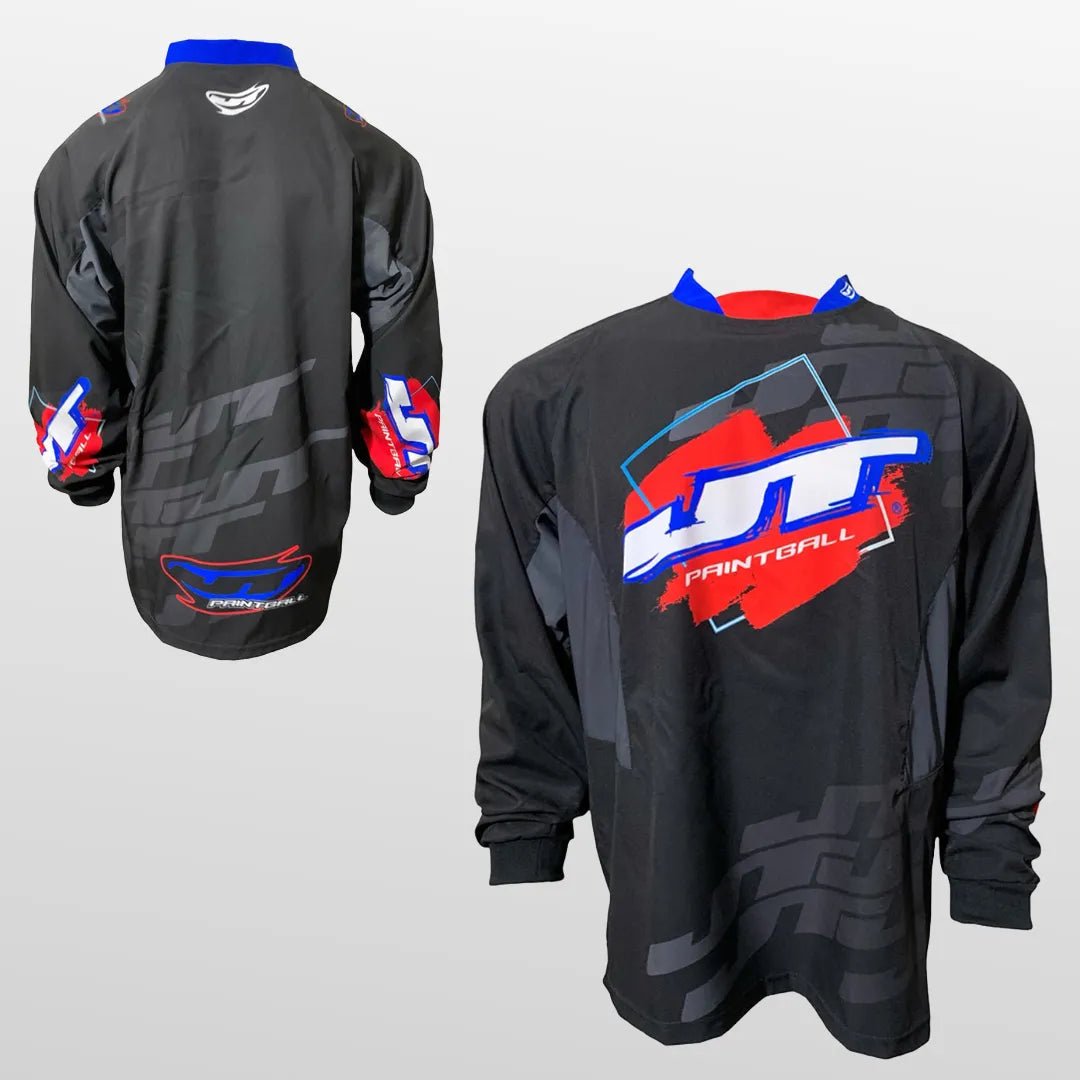 JT Jersey Red / Blue / Black - Time 2 Paintball