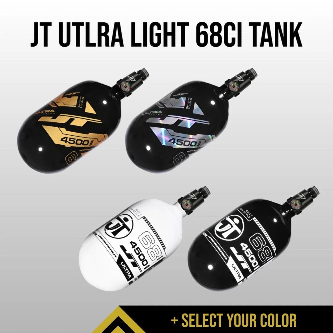 JT Ultra Light 68/4500 Tank w/ FLO PRO Reg - Time 2 Paintball