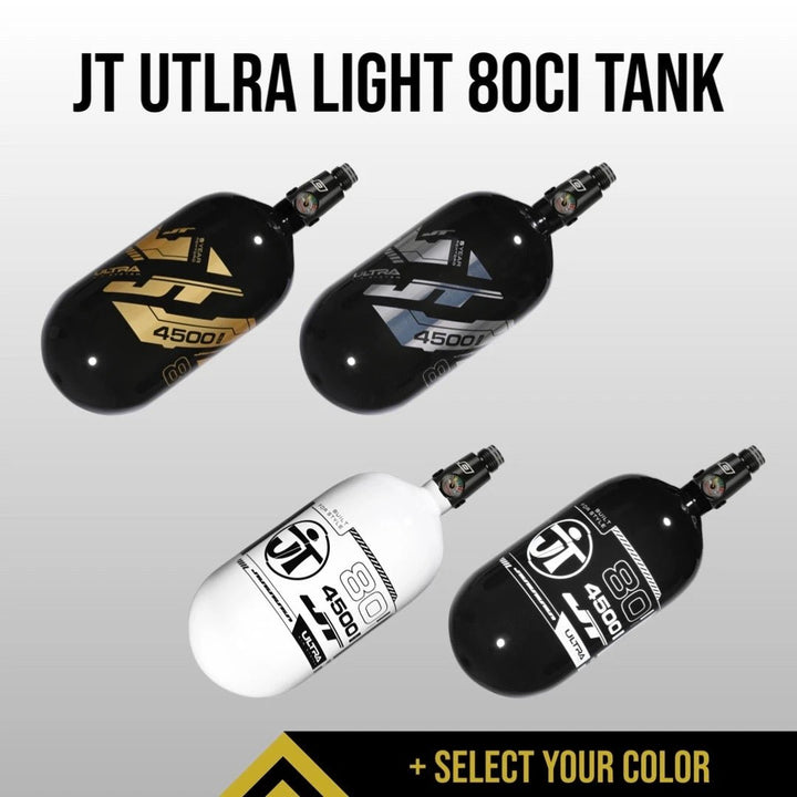 JT Ultra Light 80/4500 Tank w/ FLO PRO Reg - Time 2 Paintball