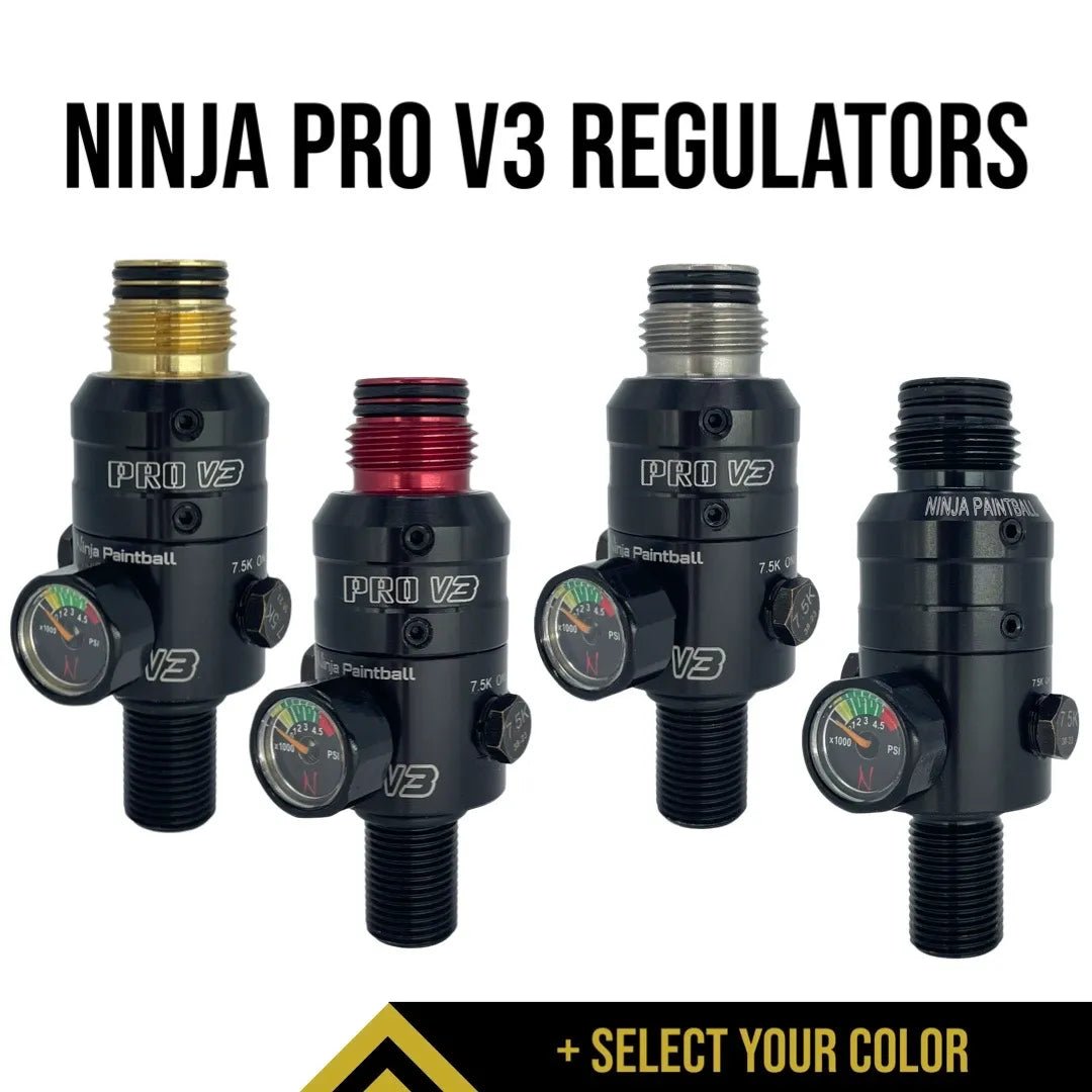 Ninja PRO V3 Tank Regulator - 4500 PSI - Time 2 Paintball