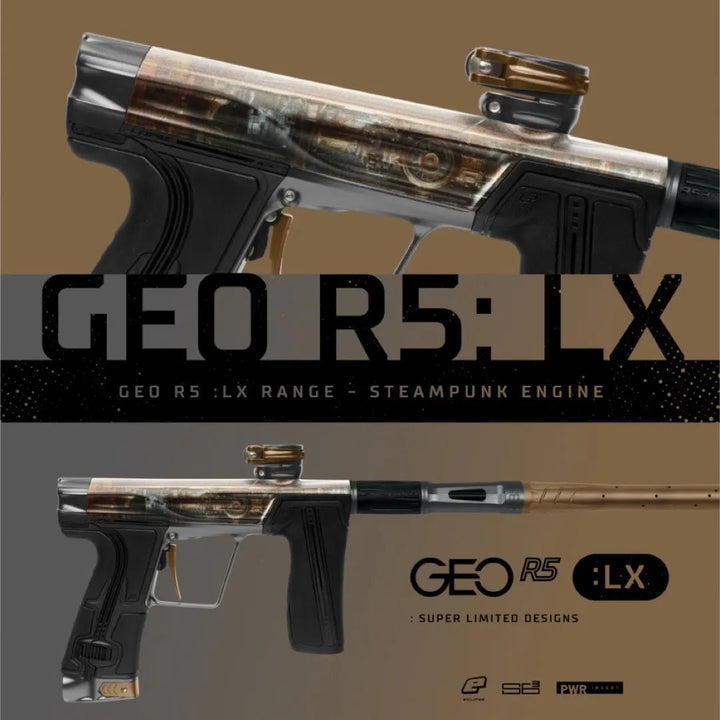 Planet Eclipse GEO R5 LX RANGE - Steampunk Engine - Time 2 Paintball