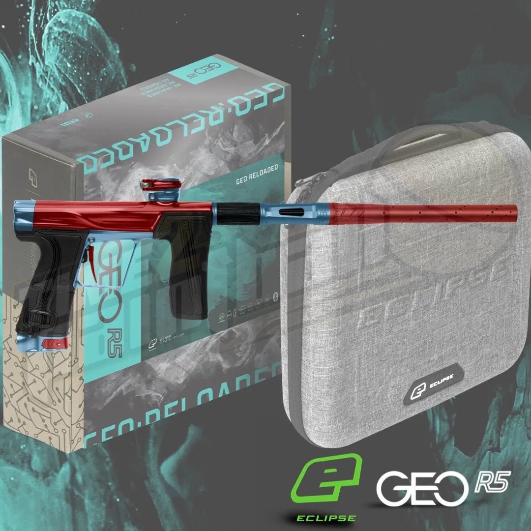 Anodized Geo R5 Planet Eclipse GEO R5 Redemption (Red/Electric Blue) - Time 2 Paintball